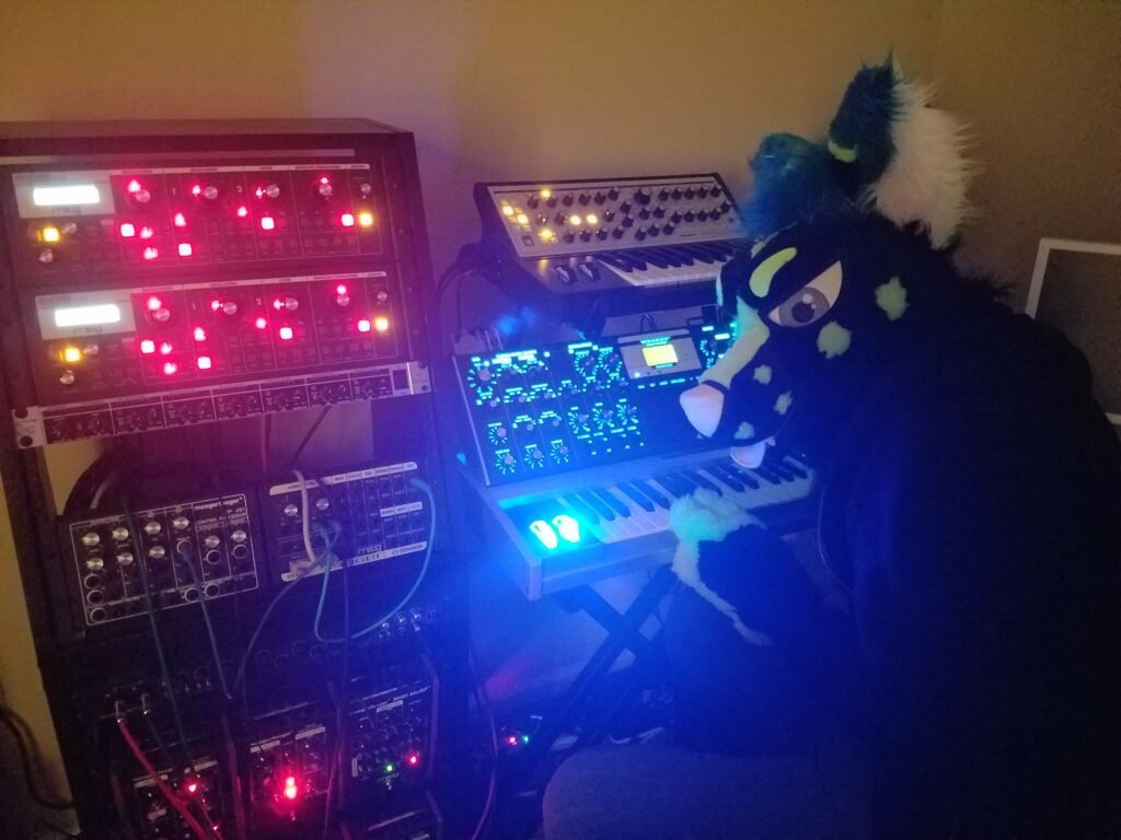 Fursuit and Synthesizer image